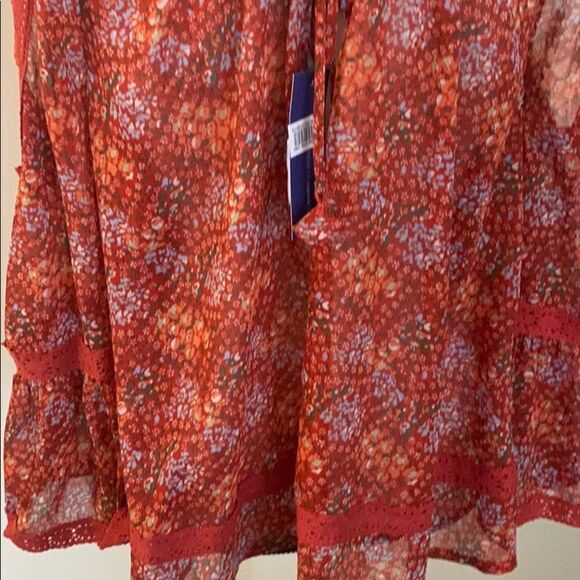 NWT Rebecca Minkoff Red Deneuve Top Blouse Size S - Picture 12 of 13